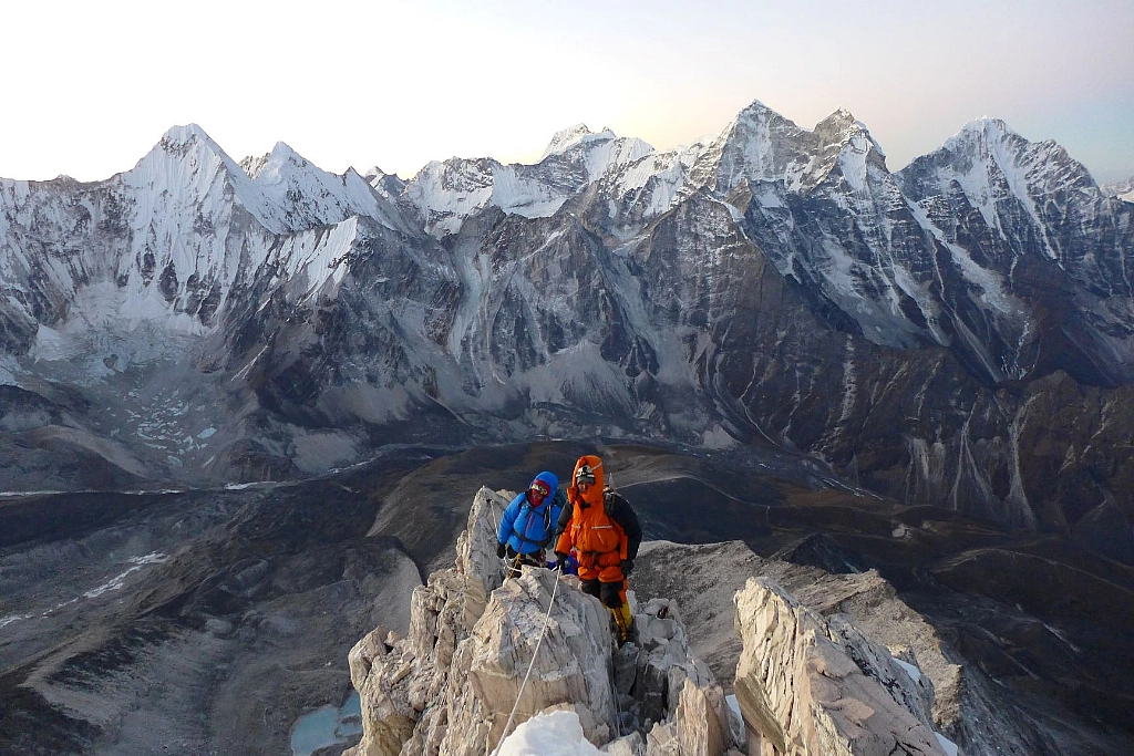 Summit day on Ama Dablam, December 2018