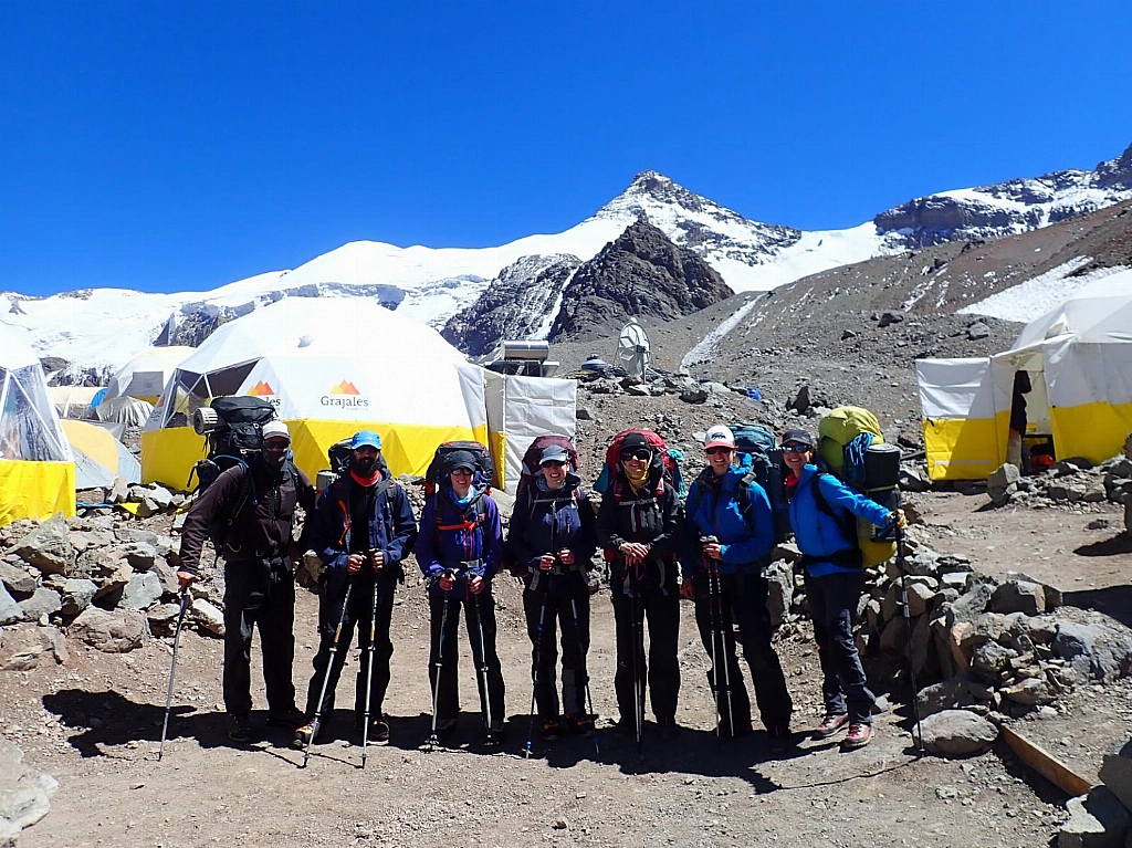 Team 1 preparing for the summit