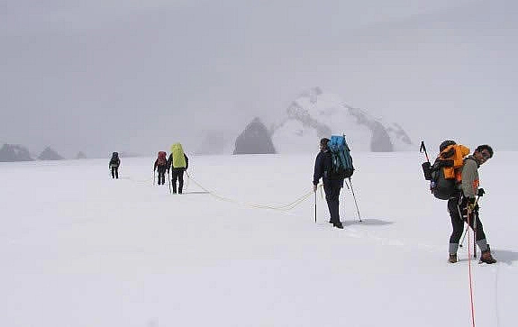 South Georgia Traverse - crossing the Trident