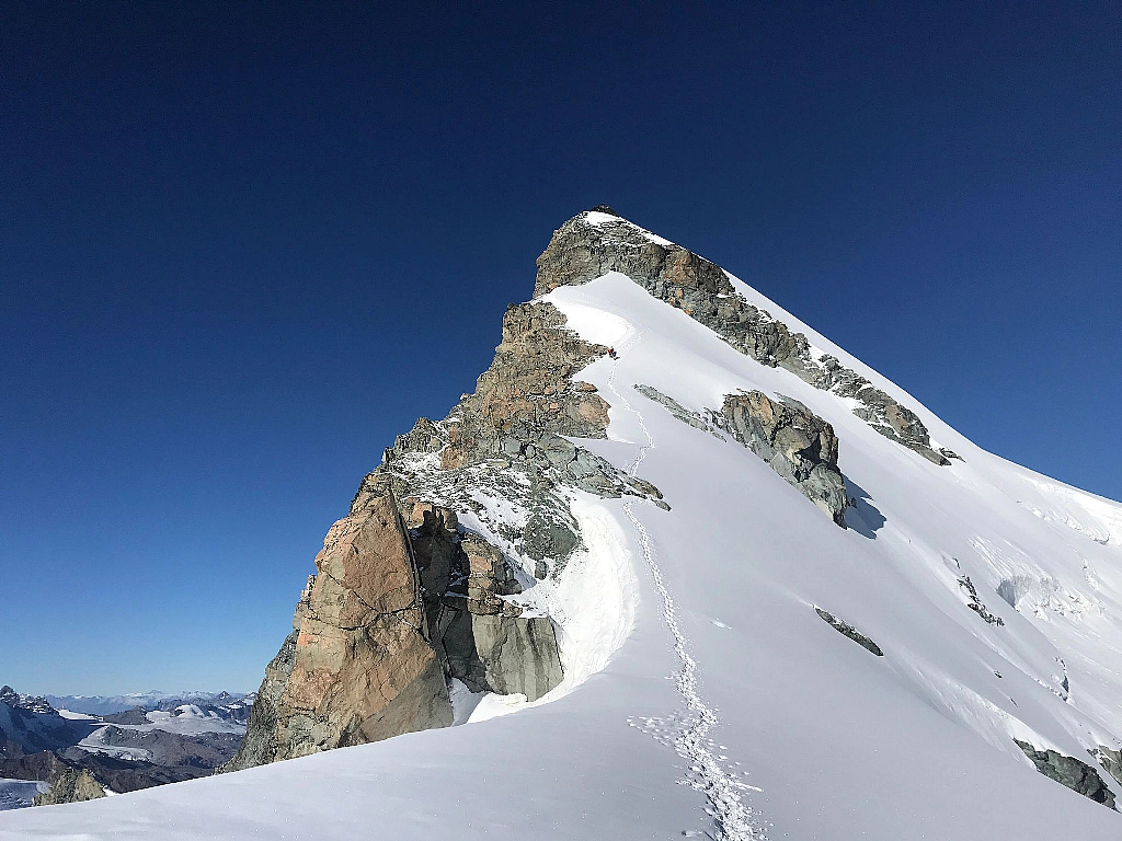 Hohlaubgrat on the Allalinhorn