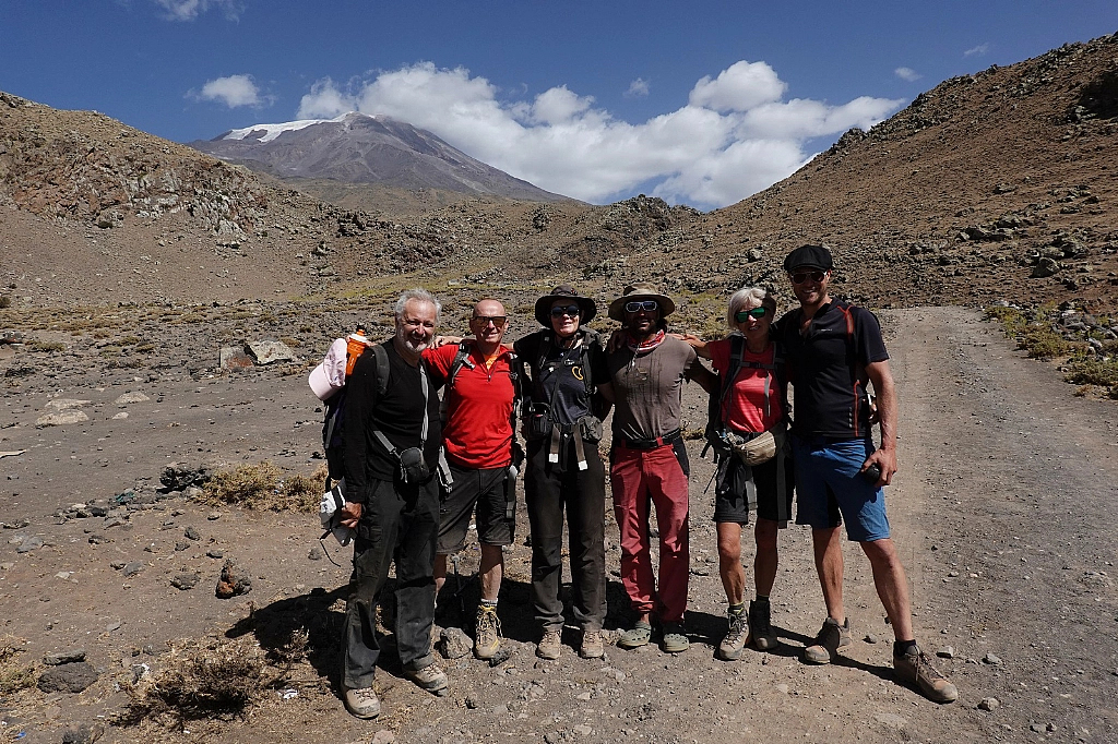 The September 2022 team after their ascent of Mount Ararat