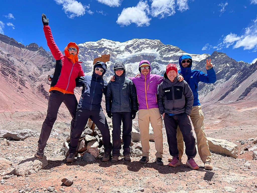 Below the South Face of Aconcagua
