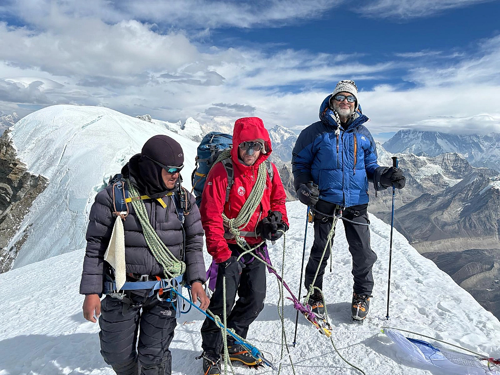 Summit of Mera Peak spring 2024