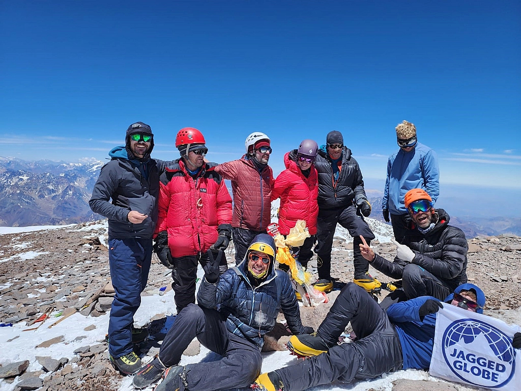 Full team on the summit, 21 January 2025