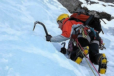 Rick Marchant leading Gomorra, Valpelline