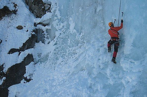 Le Colere du ciel (WI3+), La Grave